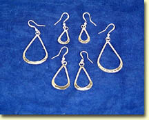 Hammered Teardrops