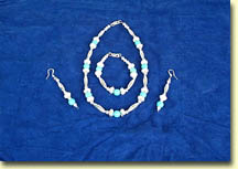 Navajo Style with Genuine 8mm Turquoise